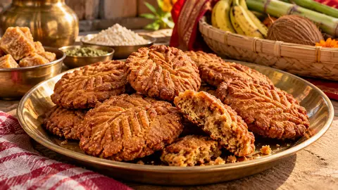 Crunchy Thekua Recipe: छठ पूजा के लिए खस्ता बिहारी ठेकुआ बनाने का सही तरीका
