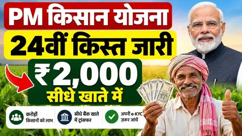 पीएम किसान योजना: आज किसानों के खाते में आएंगे ₹2,000
